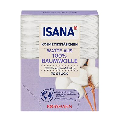 Isana Isana Kozmetik Temizleme Çubuğu 70 adet