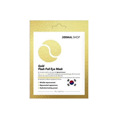 Dermal Dermal Gold Flash Foil Kağıt Göz Maskesi 4 Gr