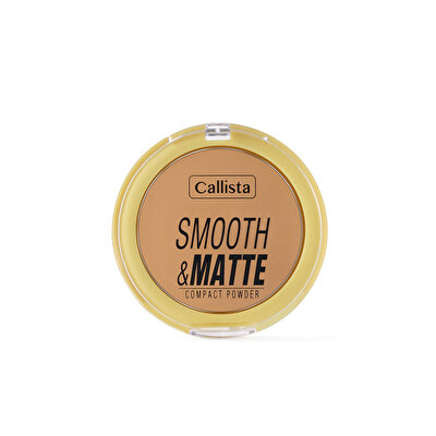 Callista Callista Smooth Matte Compact Powder Mat Görünümlü Pudra 30 Dark Honey