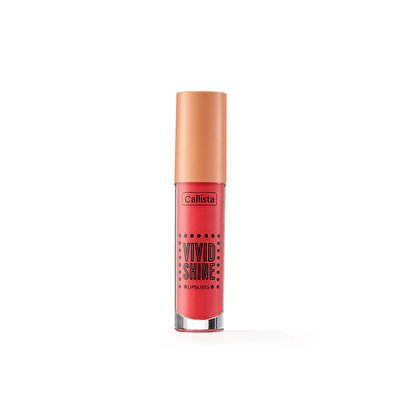 Callista Callista Vivid Shine Lipgloss Nemlendiricili Dudak Parlatıcısı 102 Candied Peach Turuncu