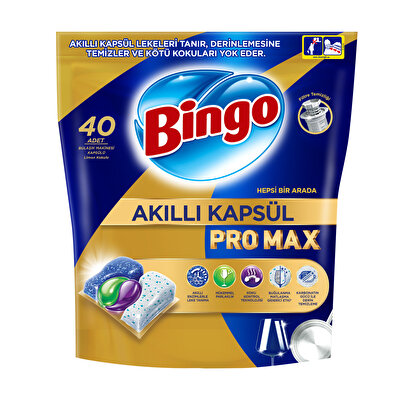 Bingo Bingo Bulaşık Kapsülü Pro Max 40'lı