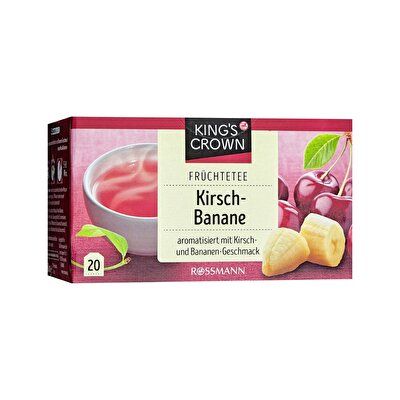 King's Crown Kings Crown Bitki Çayı Kiraz Ve Muz 60 gr 20'li