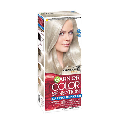 Garnier Garnier Color Sensation Saç Boyası S9 Küllü Platin Sarı