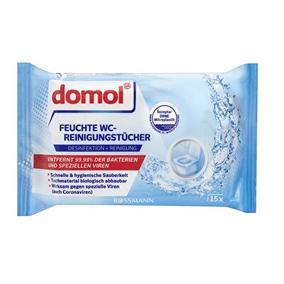 Domol Domol Islak Temizlik Bezi Tuvalet Hijyeni için 15 adet