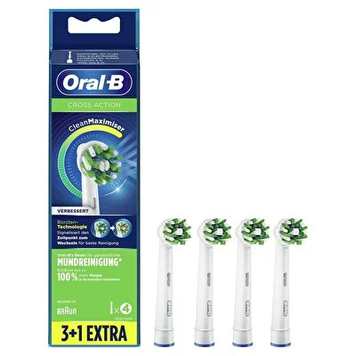 Oral-B Oral-B Cross Action Clean Maximizer 3+1 Diş Fırçası Yedek Başlığı EB50