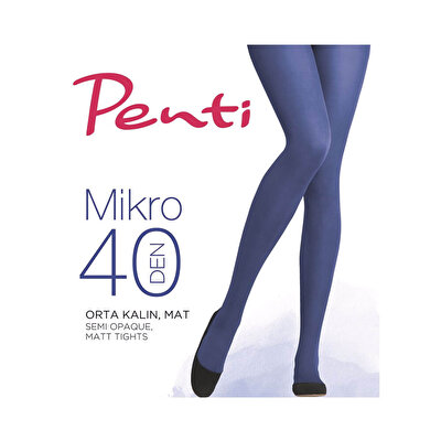 Penti Penti Micro Külotlu Çorap Siyah 40 500-3 1 adet