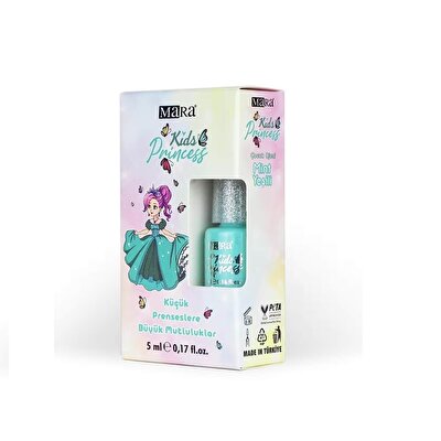 Mara Mara Kids Princess Çocuk Oje Su Bazlı Mint Yeşil