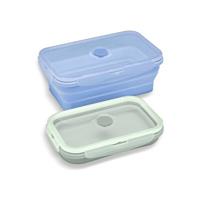 Ideenwelt Ideenwelt Katlanır Gıda Saklama Kabı 2'li