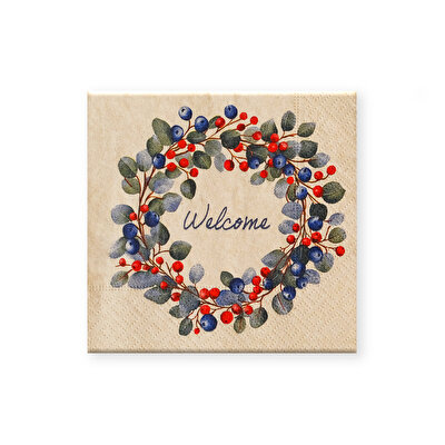 Alouette Alouette Yılbaşı Peçete Welcome Çelenk 20'li