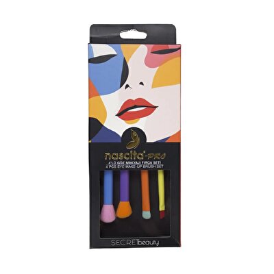 Nascita Nascita Secret Beauty 4'lü Göz Makyaj Fırça Seti