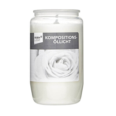 Rubin Licht Rubin Licht Hafif Yağ İçerikli Mum Beyaz