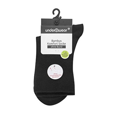 Underwear Underwear Bambu Çorap Siyah