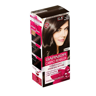 Garnier Garnier Saç Boyası Color Natural Çarpıcı Renkler Renk 3.0 Kahve