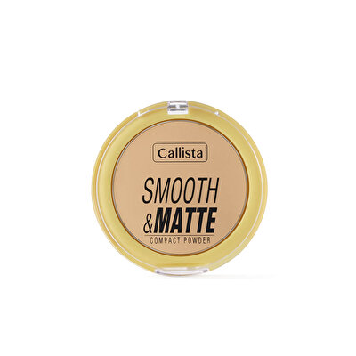 Callista Callista Smooth Matte Compact Powder Mat Görünümlü Pudra 10 Naturel Bej