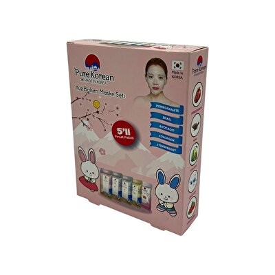 Pure Korean Pure Korean Kore Maske Paketi 5'li