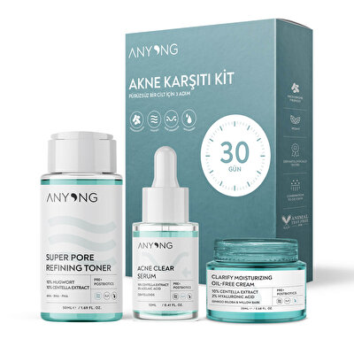 Anyong Anyong Akne ve Gözenek Karşıtı Kit