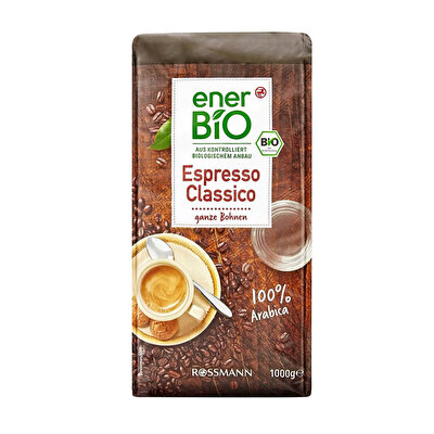 Enerbio Enerbio Organik Kahve Arabica Çekirdek Espresso 1000 gr