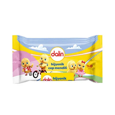 Dalin Dalin Islak Cep Mendili Hijyenik 3x15 adet