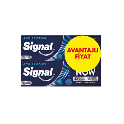 Signal Signal Diş Macunu White Now Lekesiz Beyazlık 2x50 ml