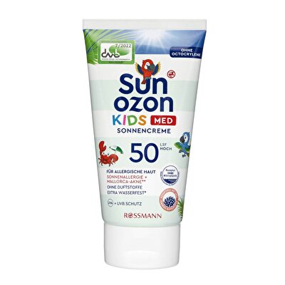 Sunozon Sunozon MED Çocuk Güneş Koruyucu Krem 50SPF Hassas Cilt 150 ml