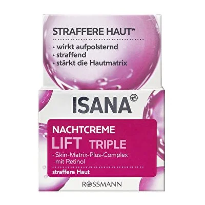 Isana Isana Lift Triple Gece Kremi Besleyici ve Sıkılaştırıcı Etki 50 ml