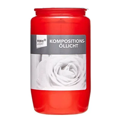 Rubin Licht Rubin Licht Hafif Yağ İçerikli Mum Kırmızı 1 Adet
