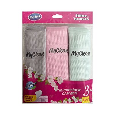 MyClean MyClean Mikrofiber Cam Bezi 3'lü