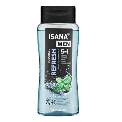 Isana Men Isana Men Duş Jeli 5 in 1 Refresh 300 ml