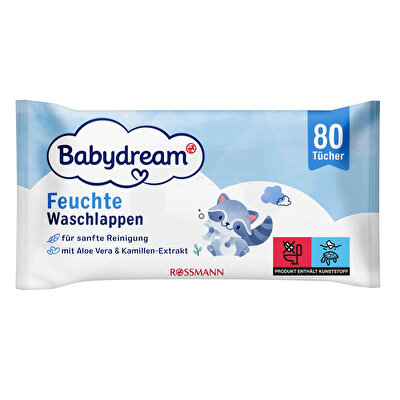 Babydream Babydream Bebek Islak Mendil Hassas Cilt, Aloe Veralı 80'li