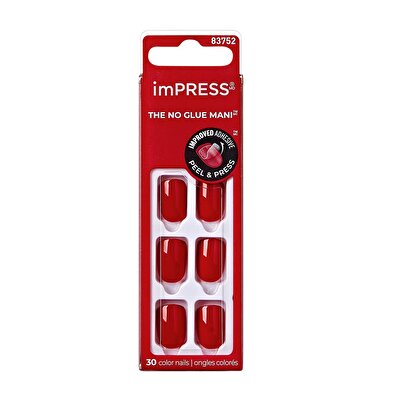 Impress Impress Color Kendinden Yapışkanlı Takma Tırnak Kısa Reddy or Not