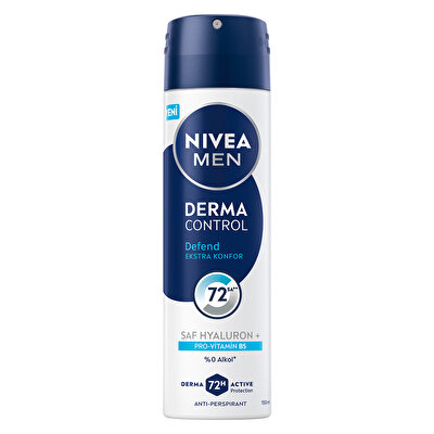 Nivea Men Nivea Men Erkek Sprey Deodorant Derma Control Defend 150 ml