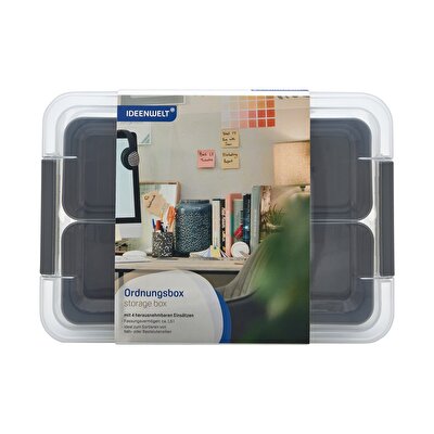 Ideenwelt Ideenwelt Organizer Kutu 4 Parça 1.5 L Antrasit