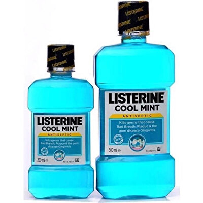 Listerine Listerine Ağız Bakım Suyu Cool Mint Set 500 ml & 250 ml