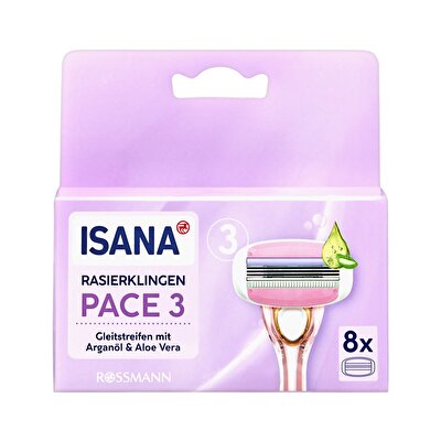Isana Isana Tıraş Bıçağı 3 Bıçaklı Sistem Yedek 8'li