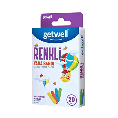 Getwell Getwell Yara Bandı Renkli 20'li