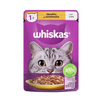 Whiskas Whiskas Yaş Kedi Maması Poşet Tavuklu 85 gr