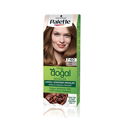 Palette Palette Saç Boyası Natural Colors 7-60 Fındık Kahve 1 adet