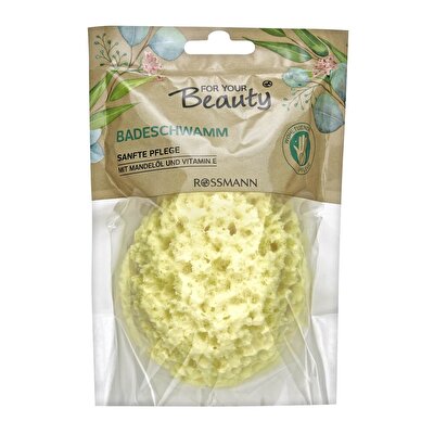For Your Beauty For Your Beauty Banyo Süngeri Badem Yağı ve E Vitaminli