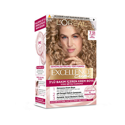 L’Oréal Paris L’Oréal Paris Excellence Creme Saç Boyası Bal Köpüğü 7.31