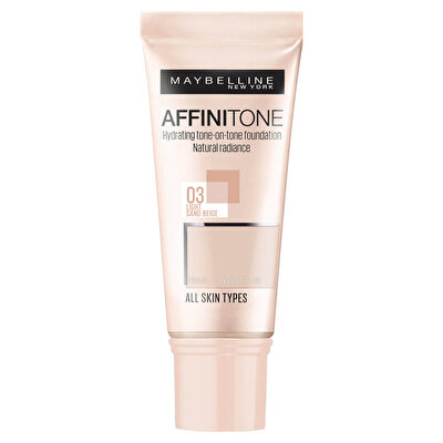 Maybelline Maybelline Affinitone Fondöten 03 Light Sandbeige 1 Adet