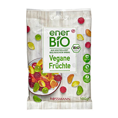 Enerbio Enerbio Organik Meyve Aromalı Çiğnenebilir Şekerleme 100 gr