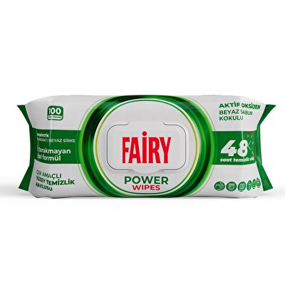 Fairy Fairy Power Yüzey Temizlik Havlusu Beyaz Sabun 100'lü