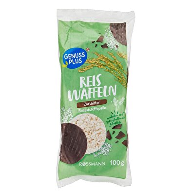 Genuss Plus Genuss Plus Pirinç Patlağı Bitter Çikolatalı 100 gr