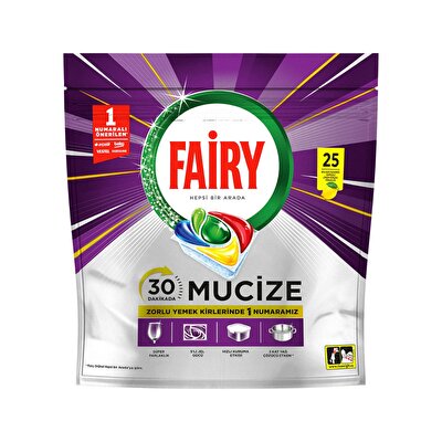 Fairy Fairy Bulaşık Makinesi Deterjanı Kapsülü Mucize 25'li