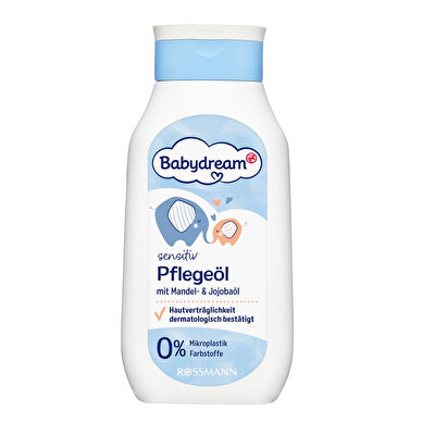 Babydream Babydream Bebek Bakım Yağı Katkısız, Badem ve Jojoba Yağlı 250 ml
