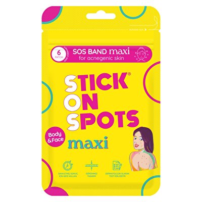 Stick On Spots Stick On Spots SOS Band Maxi Yüz ve Vücut 6'lı