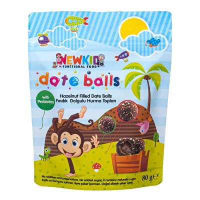 Newkid Newkid Functional Hurma Topu Fındıklı 80 gr