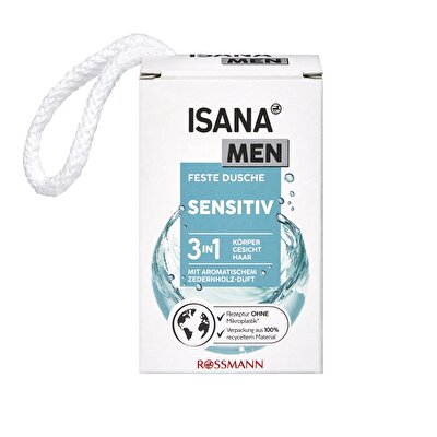 Isana Men Isana Men Katı Duş Jeli Hassas 100 gr