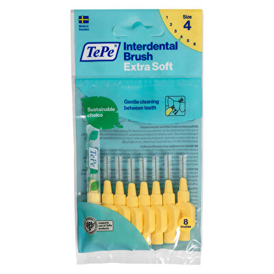 Tepe Tepe Arayüz Fırçası X-Soft 0.7 mm Sarı 8'li