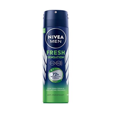 Nivea Men Nivea Men Fresh Sensation Erkek Sprey Deodorant 150 ml